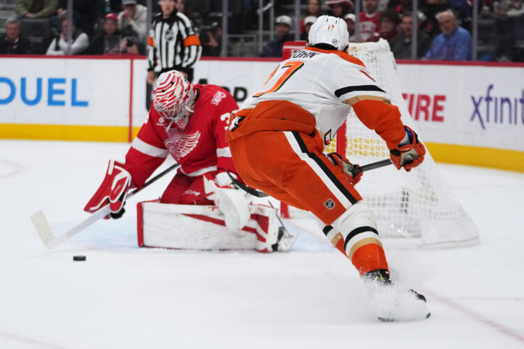 Red Wings beat Ducks, end 3